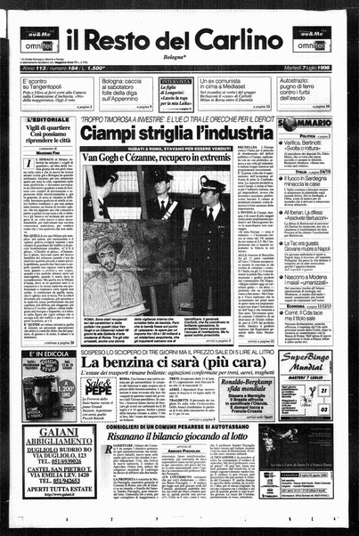 Il Resto del Carlino : giornale dell'Emilia